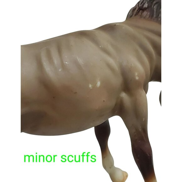 1998 Breyer Bucking Bronco Rearing Horse #730 Brown Matte Rose Dun Classic Rodeo - Picture 9 of 16